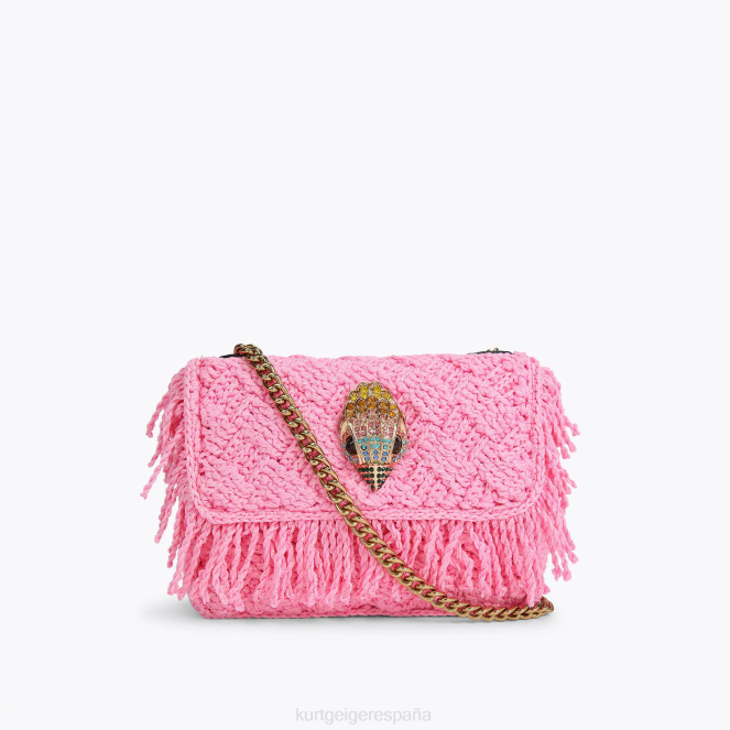Kurt Geiger mujer londres crochet kensington 2LPR44 | bolsas rosa